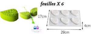 Moule 3D en silicone, portion individuelle