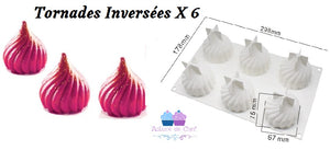 Moule 3D en silicone, portion individuelle